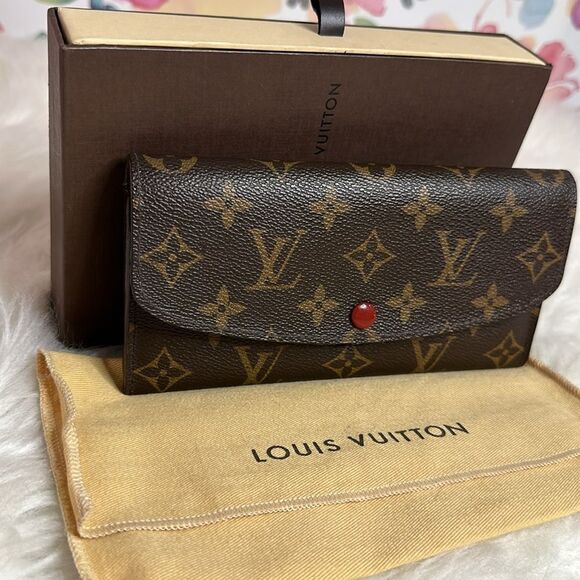 💯Authentic Louis Vuitton Emilie Monogram Long Wallet🍀 - Picture 5 of 17